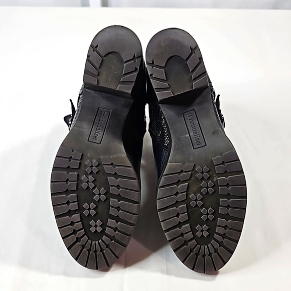Naturalizer Black Leather Upper Ankle Boots Size 9 - Picture 8 of 8